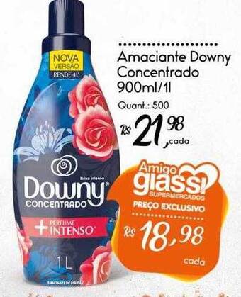 Giassi Supermercados Amaciante downy concentrado oferta
