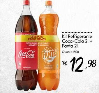 Giassi Supermercados Kit refrigerante coca-cola + fanta oferta
