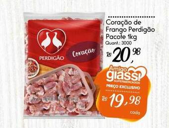 Giassi Supermercados Coração de frango perdigão oferta