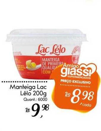 Giassi Supermercados Manteiga lac lélo oferta