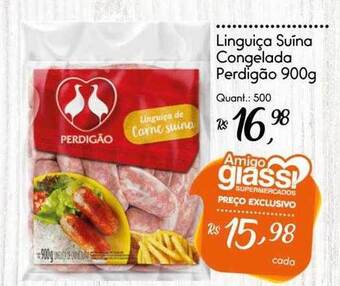 Giassi Supermercados Linguiça suína congelada perdigão oferta