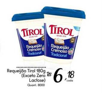 Giassi Supermercados Requeijão tirol oferta