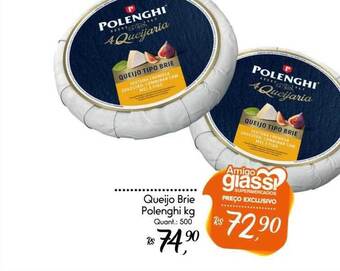 Giassi Supermercados Queijo brie polenghi kg oferta
