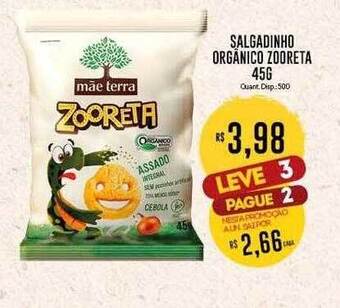 Salgadinho orgânico zooreta
