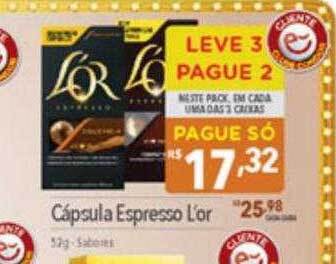 Supermercados Condor Cápsula espresso l'or leve 3 pague 2 oferta