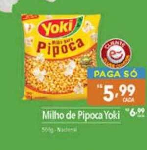Supermercados Condor Milho de pipoca yoki oferta