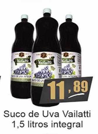 Dubom Supermercados Suco de uva vailatti integral oferta