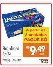 Supermercados Condor Bombom lacta oferta