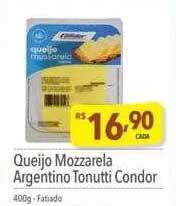 Supermercados Condor Queijo mozzarela argentino tonutti condor oferta