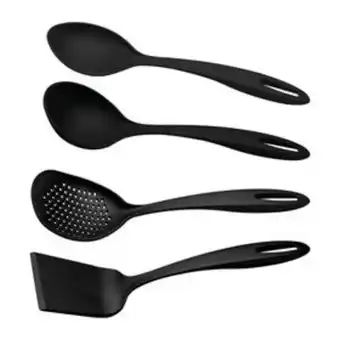 Lojas Certel Jogo de utensílios tramontina ability 4 peças preto oferta