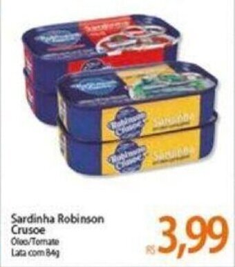 Atacadão Sardinha Robinson Crusoe 84g oferta
