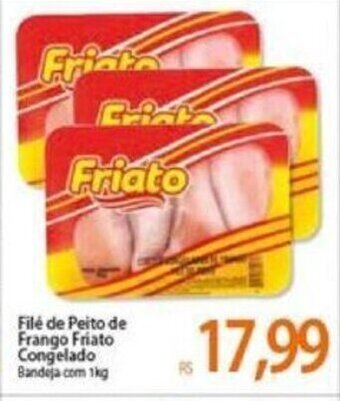 Atacadão File de peito de frango Friato Congelado 1kg oferta