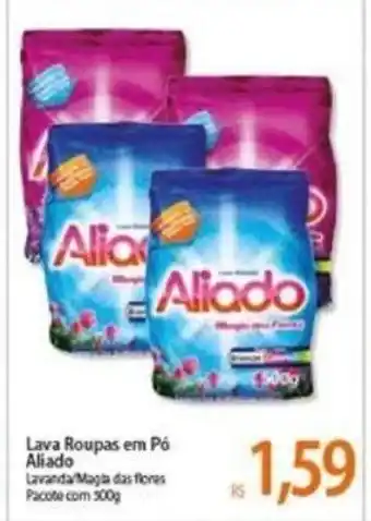 Atacadão Lava roupas em po Aliado 500g oferta