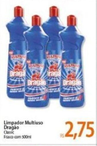 Atacadão Limpador Multiuso Dragao 500ml oferta