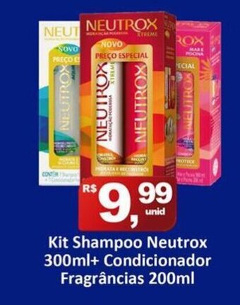 Kit Shampoo Neutrox 300ml + Condicionador Frag. 200ml