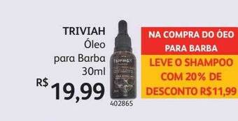 PoupaFarma Triviah óleo para barba oferta