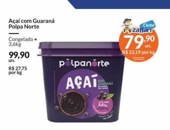 Zaffari Açaí com guaraná polpa norte oferta