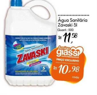 Giassi Supermercados Àgua sanitaria zavaski oferta