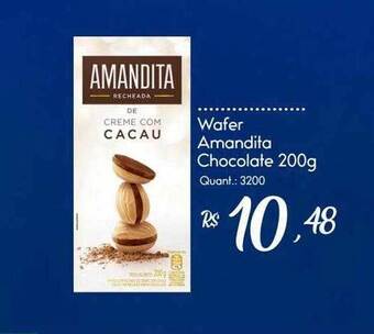 Giassi Supermercados Wafer amandita chocolate oferta