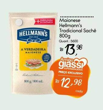 Giassi Supermercados Maionese hellmann's tradicional oferta