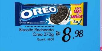 Giassi Supermercados Biscoito recheado oreo oferta