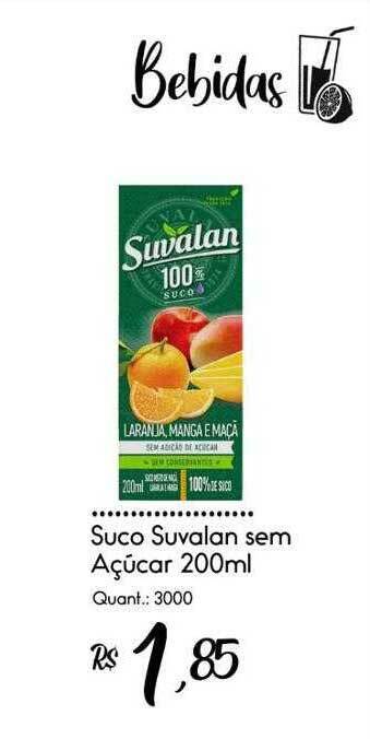 Giassi Supermercados Suco suvalan sem açucar oferta