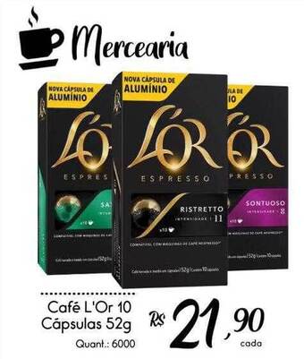Giassi Supermercados Café l'or 10 capsulas oferta