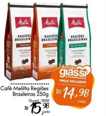 Café melitta regiões brasileiras