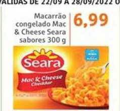 Sonda Macarrão congelado mac & cheese seara sabores oferta