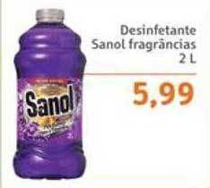 Sonda Desinfetante sanol fragrâncias oferta
