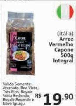 Royal Supermercados Arroz vermelho capone integral oferta