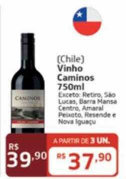 Royal Supermercados Vinho caminos oferta