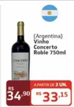 Royal Supermercados Vinho concerto roble oferta
