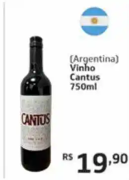 Royal Supermercados Vinho cantus oferta