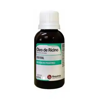 Óleo de rícino rioquímica com 60ml