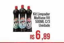 Mart Minas Kit limpador multi uso vit 500ml 3un oferta