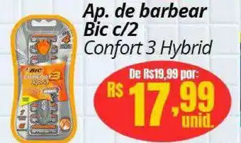Supermercados Baklizi Ap. De Barbear Bic Confort 3 Hybrid oferta