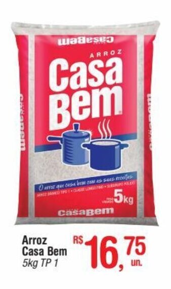 Fort Atacadista Arroz Casa Bem 5kg tipo 1 oferta