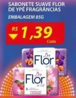 Assaí Atacadista Sabonete Suave Flor De Ype Fragrancias 85g oferta