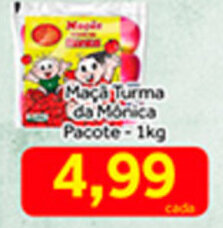 Shibata Supermercados Maca Turma da Monica Pascote 1kg oferta