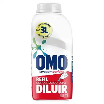 Carrefour Sabão líquido para diluir refil omo original 500ml oferta