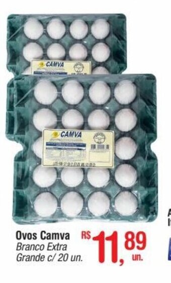 Fort Atacadista Ovos Camva c/20 un. oferta