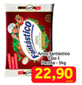 Shibata Supermercados Arroz Fantastico Tipo1 Pacote 5kg oferta