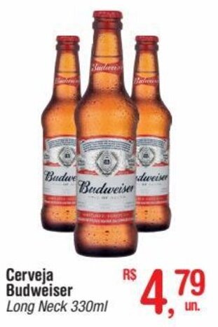 Cerveja Budweiser Long Neck 330ml