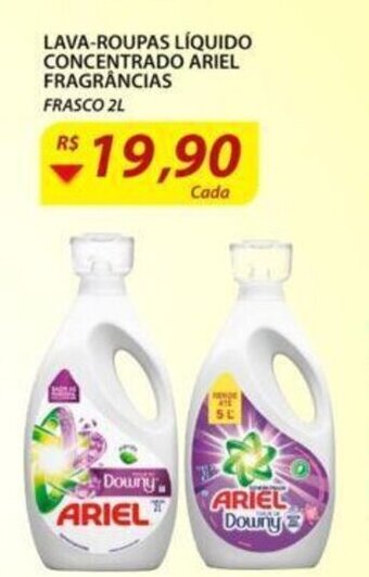 Assaí Atacadista Lava roupas Liquido Concentrado Ariel Fragrancias 2L oferta