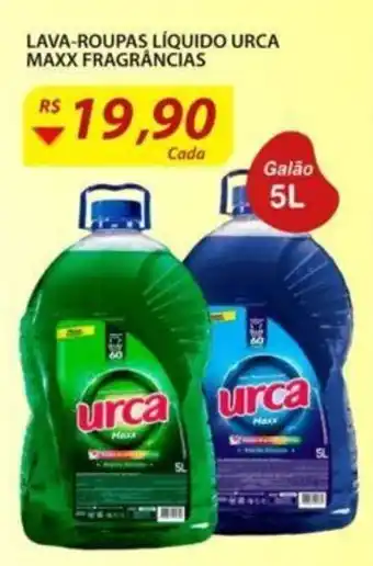 Assaí Atacadista Lava roupas Liquido Urca Maxx Frag. 5L oferta