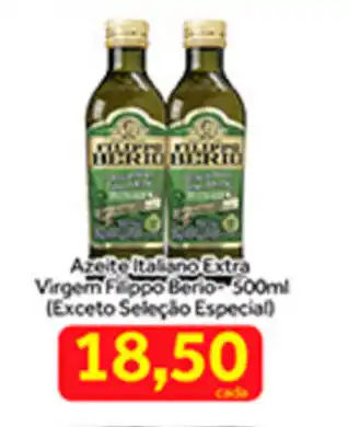 Shibata Supermercados Azeite Italiano Extra Virgem Flippo Berio 500ml oferta