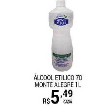 San Michel Supermercados Álcool etilico 70 monte alegre oferta