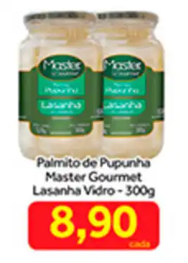 Shibata Supermercados Palmito de Pupunha Master Gourmet Lasanha Vidro 300g oferta