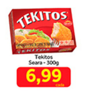Shibata Supermercados Tekitos Seara 300g oferta